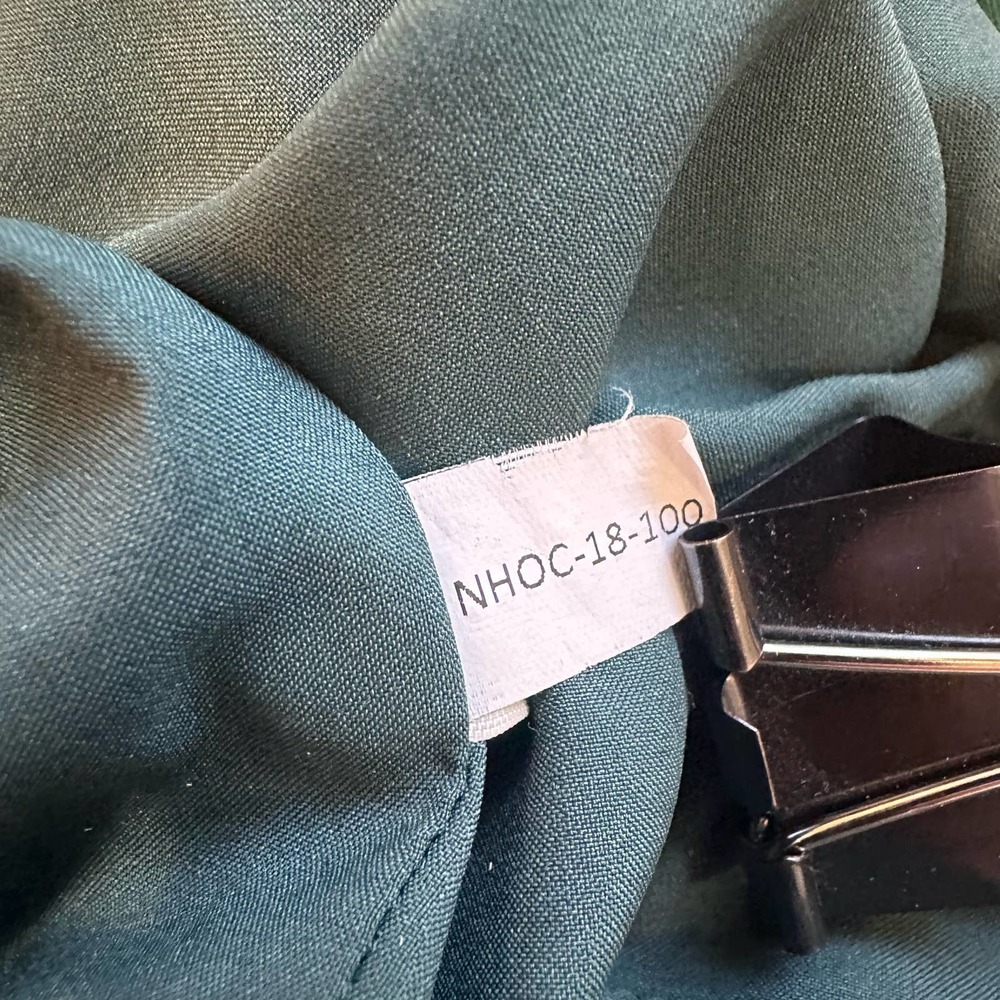M.M. LAFLEUR Green Pencil Washable Wool Skirt sz 14 - Picture 4 of 6